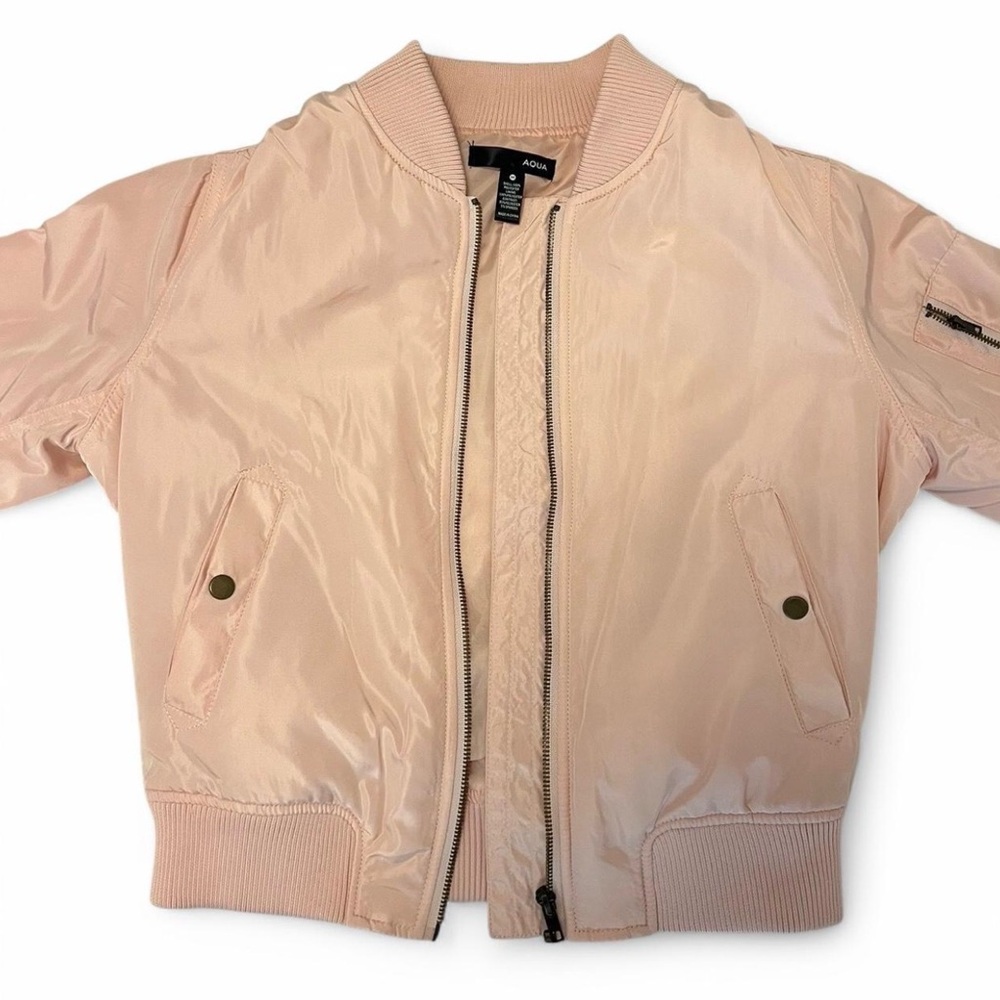 Baby Pink Bomber Jacket